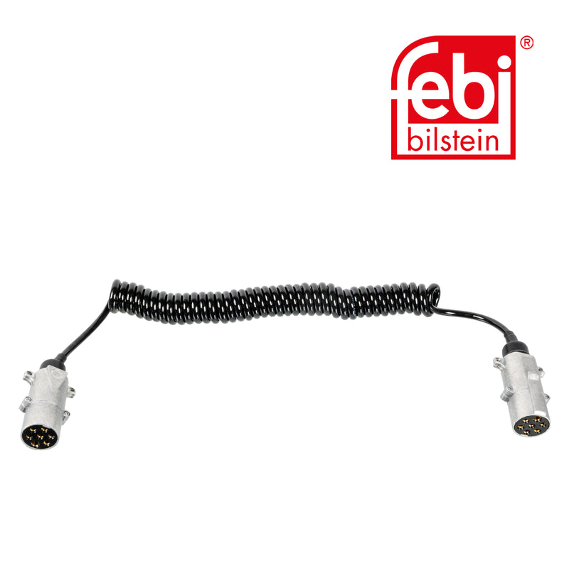 Febi Coiled Cable 7 Connectors 24V PU (Polyurethane) 171798 OE 550032181