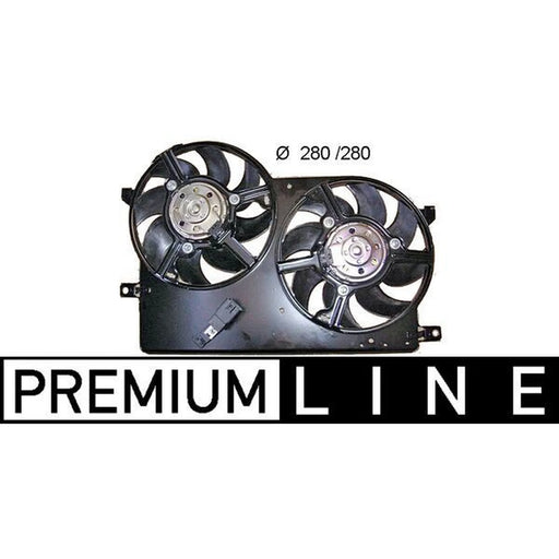 Mahle Engine Cooling Fan fits Fiat Strada Pickup 2006-2012 1.3