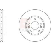 Apec 2 x Vented Front Brake Discs SDK6792-x2