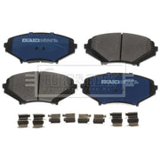 Borg & Beck Front Brake Vented Discs & Pads fits Mazda RX-8 2003-2012 1.3