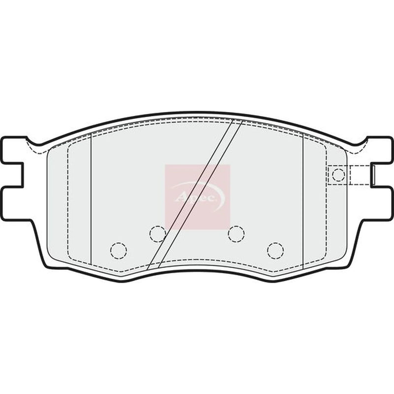 Apec Front Brake Pad Set PAD1491