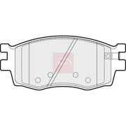 Apec Front & Rear Pads fits Kia Rio II 2008-2011 1.5