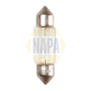 NAPA Number Plate Light Bulb SV8.5 12V fits Audi A6 C5 1997-2005