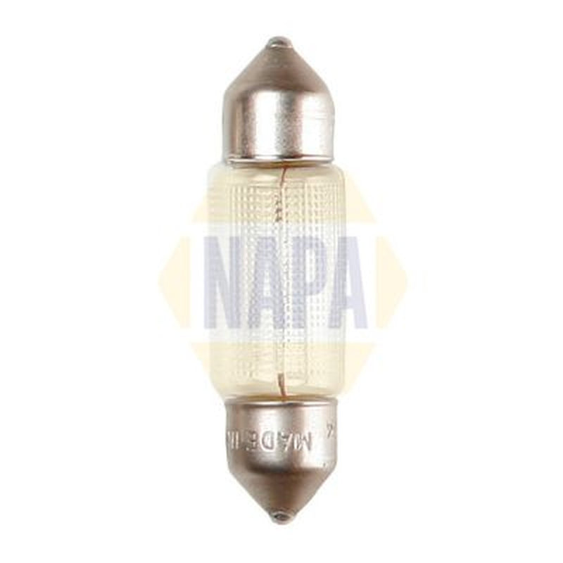 NAPA Number Plate Light Bulb SV8.5 12V fits Audi A6 C5 1997-2005