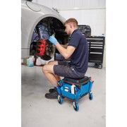 Draper Work Stool, Blue 23716 Draper - Dynamic Drive