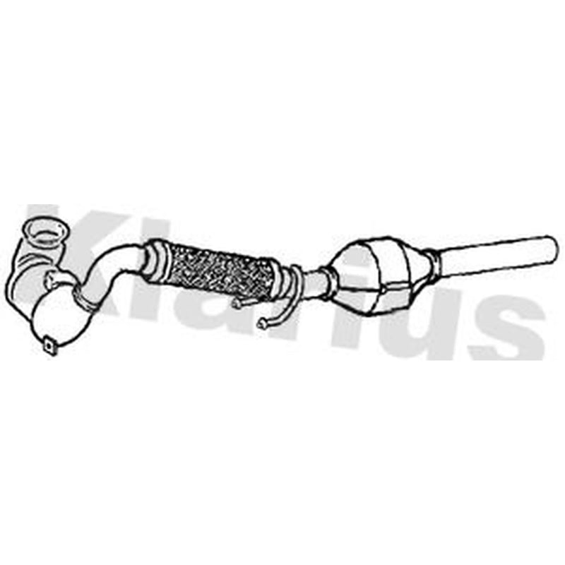 Klarius Catalyst Type Approved With Pipe fits Audi A1 2014-2018 1.4