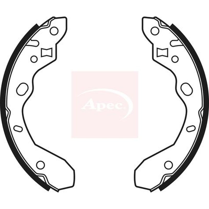 Apec Brake Shoe Set Axle Kit fits Mazda 323 F/P 1998-2004 1.3 1.4 1.5 2.0