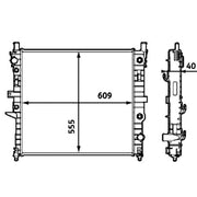 Mahle Engine Radiator fits Mercedes-Benz M-Class 2000-2005