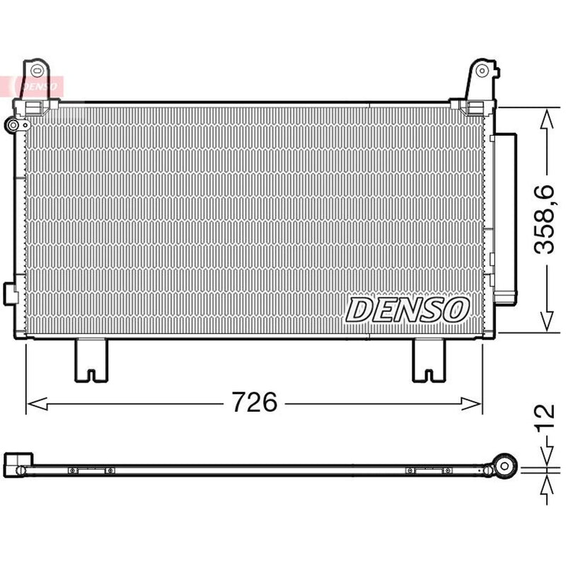 Denso Air Conditioning Condenser fits Honda Cr-V V 2016-2017 1.5