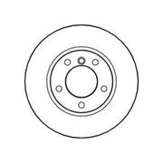 Abtex 2 x Vented Front Brake Discs BD397V-x2