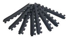 Quest Easy lock Floor Tiles (x 4) with edging strips Quest - Dynamic Drive