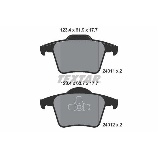 Textar Rear Brake Pad Set 2401101
