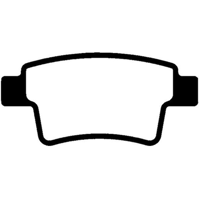 Abtex Rear Brake Pad Set fits Citroën C4 Grand Picasso I 2006-2013 1.6 1.8 2.0