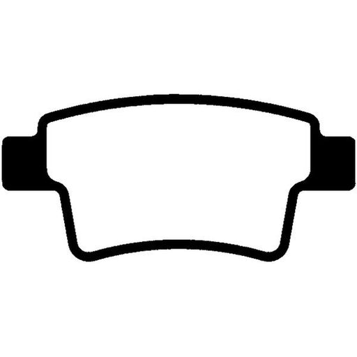 Abtex Rear Brake Pad Set fits Citroën C4 Grand Picasso I 2006-2013 1.6 1.8 2.0