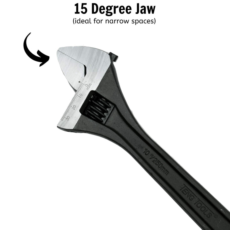 Teng Tools Adjustable Wrench 250mm Teng Tools - Dynamic Drive