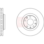 Apec Front Brake Vented Discs & Pads fits Cadillac Cts 2003-2007 2.8 3.6