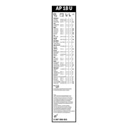 Bosch Aerotwin Wiper Blade 450mm — AP18U fits Alfa Romeo 159 2005-2012