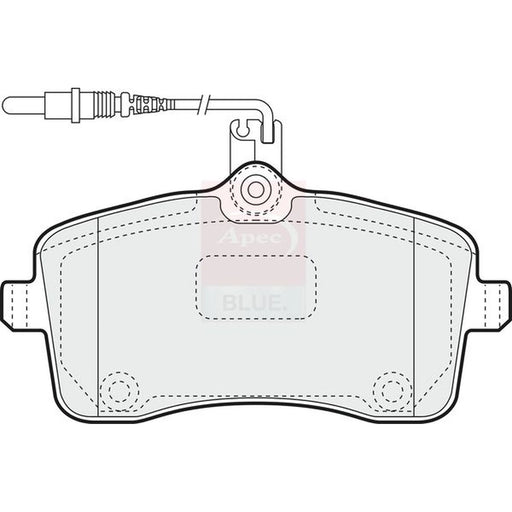 Apec Front Brake Pad Set PD3105