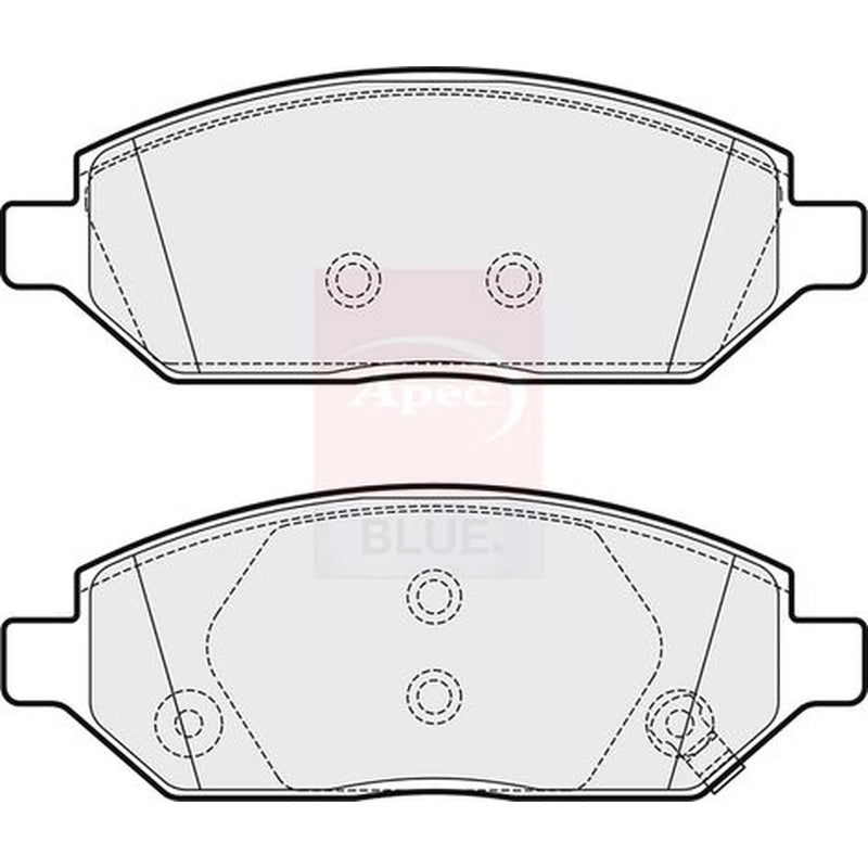Apec Front Brake Pad Set PD3777