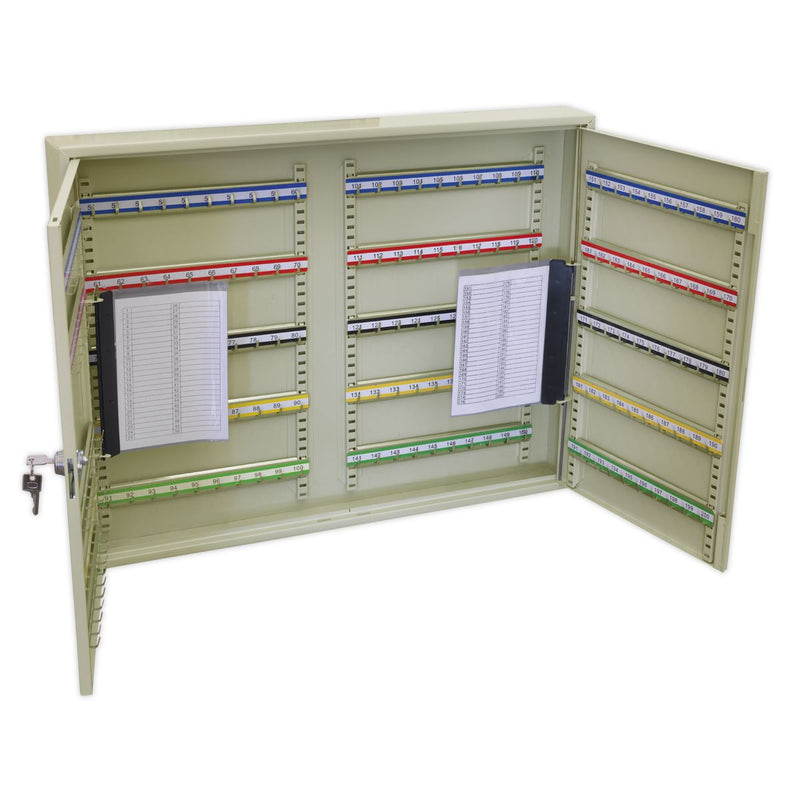 Sealey Key Cabinet 200 Key Capacity Wide SKC200W Sealey - Dynamic Drive