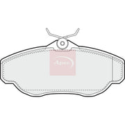 Apec Front Brake Pad Set PAD904