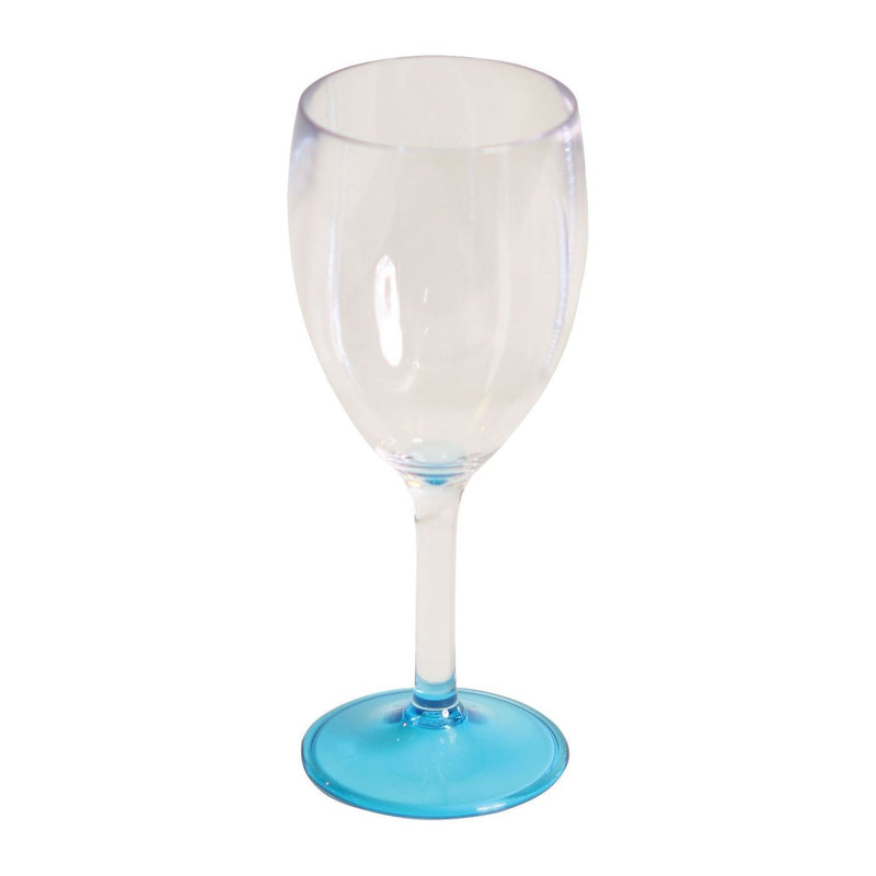 Quest Elegance Range Wine Glass Blue 0186BL Quest - Dynamic Drive