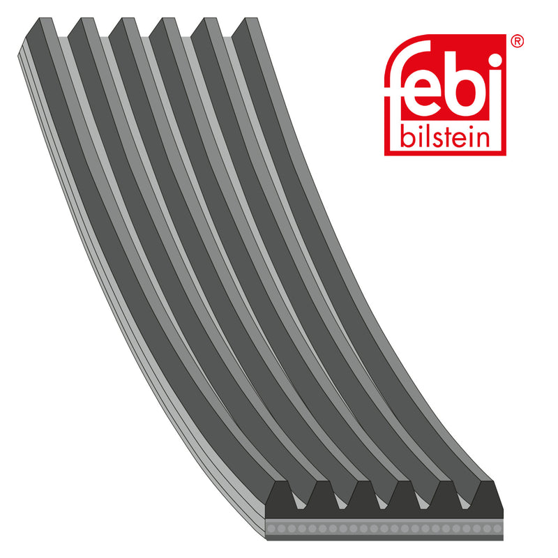 Febi Multi V-Ribbed Drive Belt 176582