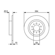 Bosch Front & Rear Brake Discs & Pads fits Fiat 500L 2013-2014 1.4 1.6