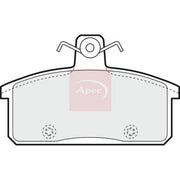 Apec Front Brake Pad Set fits Santana Ps10/Anibal 2003 on 2.8
