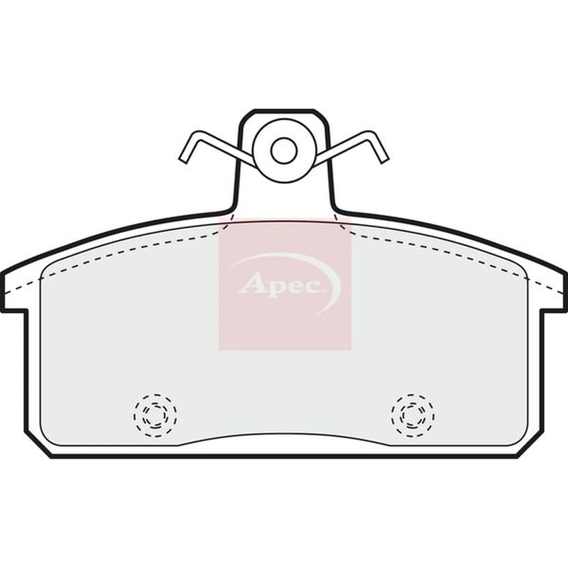 Apec Front Brake Pad Set PAD1108