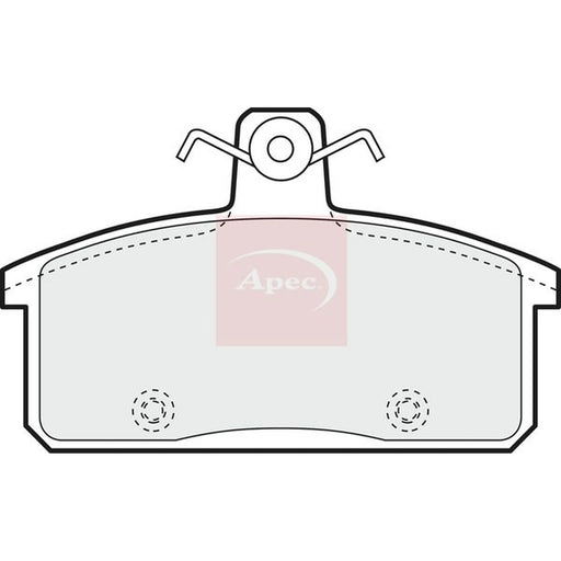 Apec Front Brake Pad Set PAD1108
