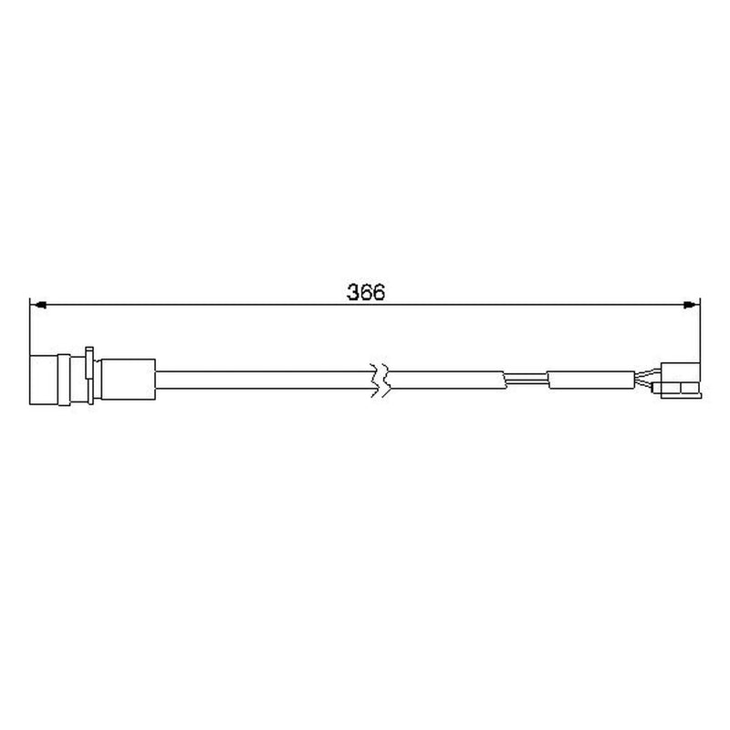 Bosch Brake Pad Wear Sensor Rear fits Porsche 944 1981-1988 2.5