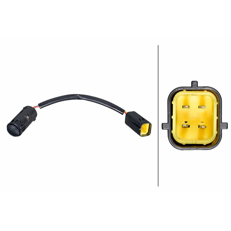 Hella Parking Sensor (PDC) Right Rear fits Hyundai Santa Fé II 2006-2012