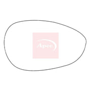 Apec Exterior Wing Mirror Glass Right fits Abarth 500 / 595 / 695 2008 on 1.4