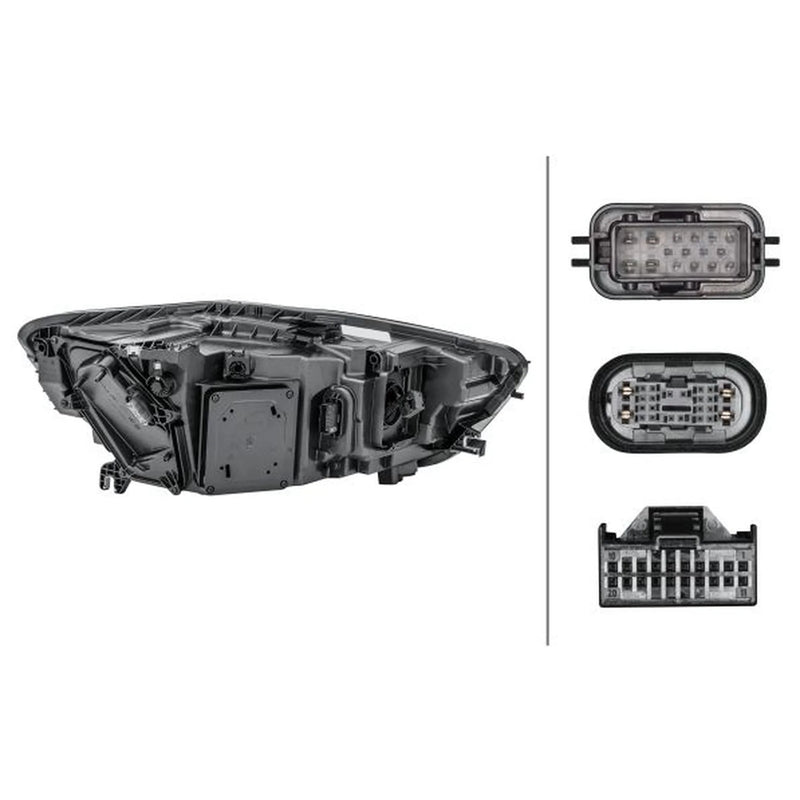 Hella Headlight Headlamp LED Left fits Audi A6 Allroad C7 2012-2018 3.0