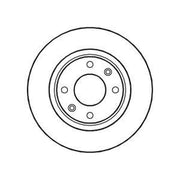 Abtex Front & Rear Brake Discs & Pads fits Peugeot 206 2003-2007 2.0
