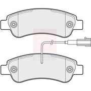 Apec Rear Brake Pad Set fits Citroën Relay III 2011-2023 2.0 2.2 3.0