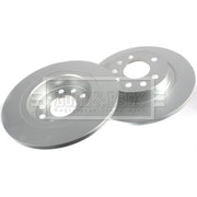 Borg & Beck Rear Brake Solid Discs & Pads fits Saab 9-3 2002-2015 1.8 2.0 2.2
