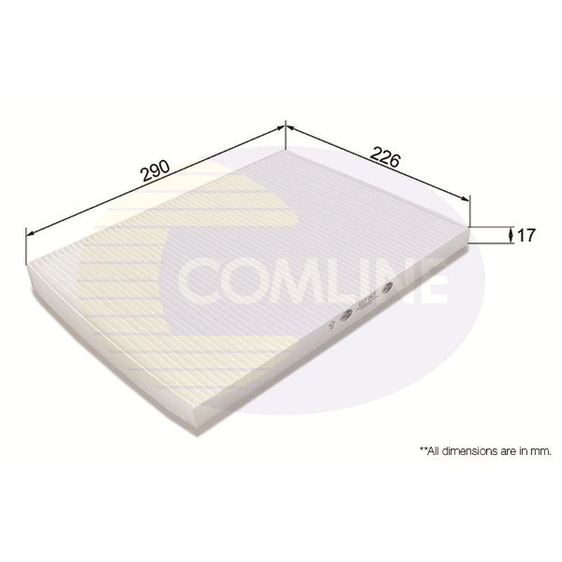 Comline Cabin Air Filter (Pollen Filter) fits Opel Omega B 1994-2003
