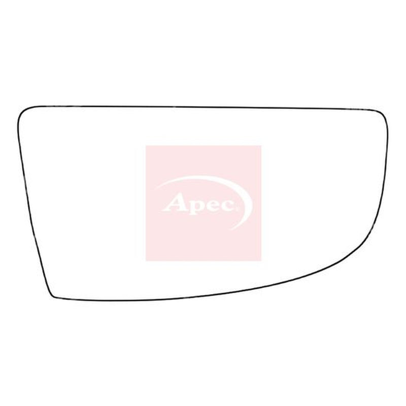 Apec Exterior Wing Mirror Glass Right fits Ford Transit V363 2013-2024 2.0 2.2