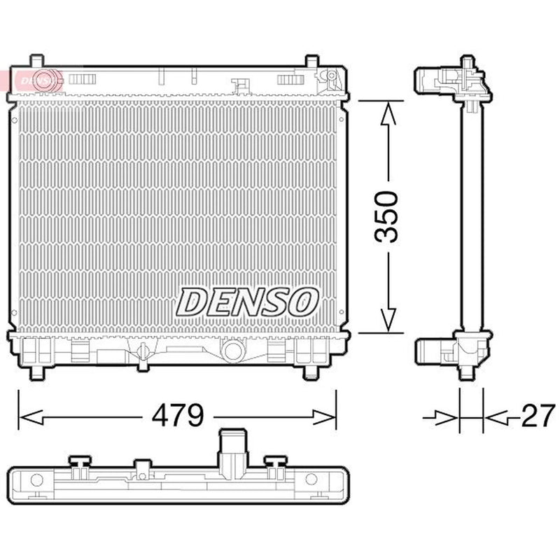 Denso Engine Radiator fits Toyota Urban Cruiser 2009-2014 1.4