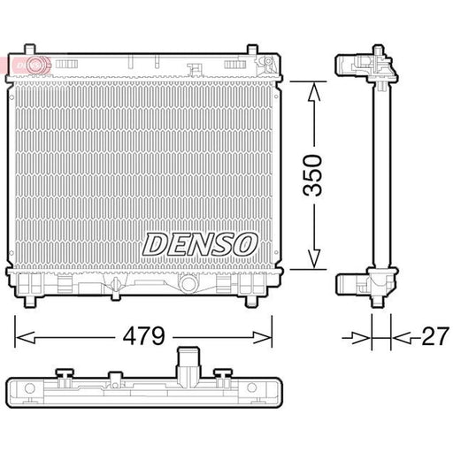Denso Engine Radiator fits Toyota Urban Cruiser 2009-2014 1.4