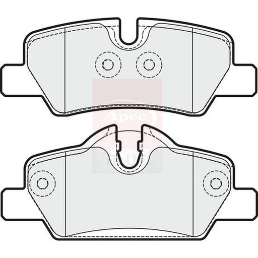 Apec Front & Rear Pads fits Mini Mini 2013-2020