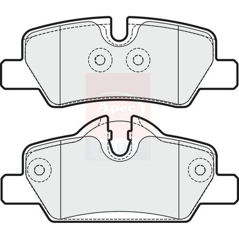 Apec Front & Rear Pads fits Mini Mini 2013-2020