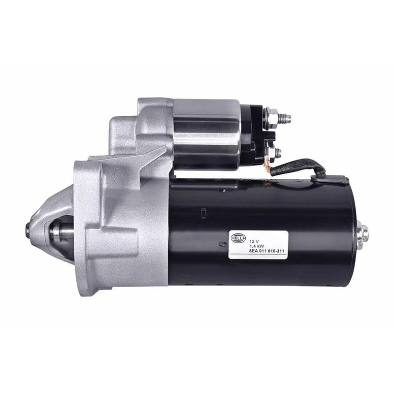 Hella Starter Motor 12V 2.5kW 9 Teeth fits Fiat Ducato 2001-2011 2.3 2.8