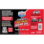 Lucas Synthetic Sae 75W90 Gear Oil Transmission Or Diff Oil Exceeds Api Gl5 Spec Lucas Oil - Dynamic Drive