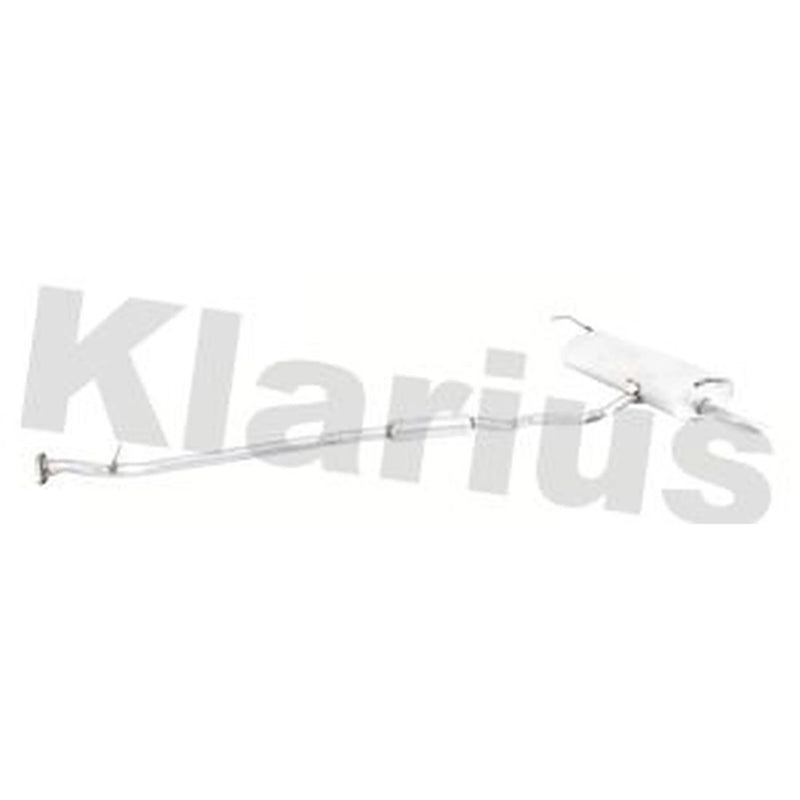 Klarius Box With Tail Pipe Rear fits Nissan Qashqai I 2007-2013 1.6