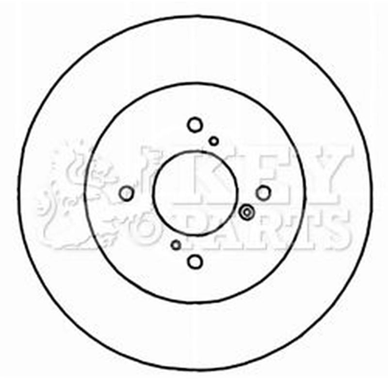 Key Parts Rear Brake Solid Discs & Pads fits Suzuki Swift III 2010-2017 1.2 1.3