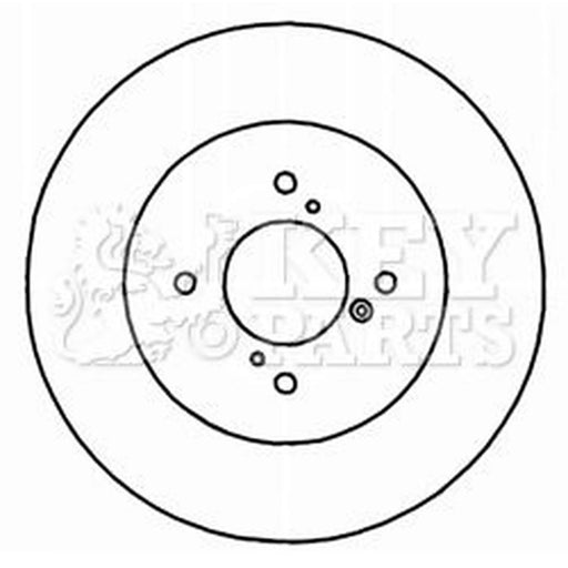 Key Parts Rear Brake Solid Discs & Pads fits Suzuki Swift III 2010-2017 1.2 1.3