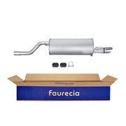 Hella End Silencer Rear fits Opel Corsa D 2006-2014 1.4